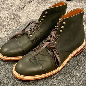 Grant Stone - Cap Toe Forest Kudu Leather - New (Size 10D)